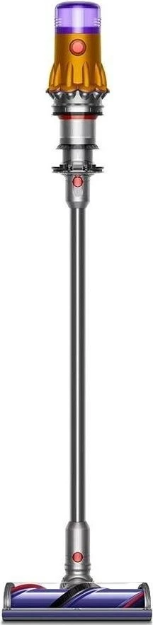 Pokončen sesalnik Dyson V12 Detect Slim Absolute, 545 W, HEPA, 60 min, rumeno/nikelj