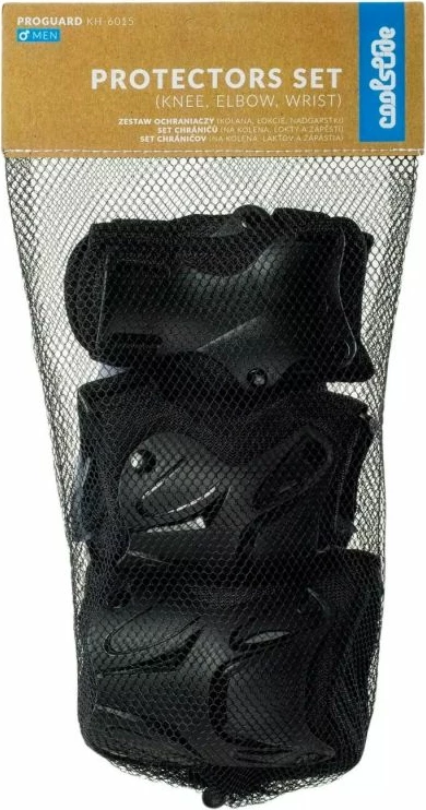 Mbrojtne blazine za rolkanje Coolslide, črne, za moške in ženske