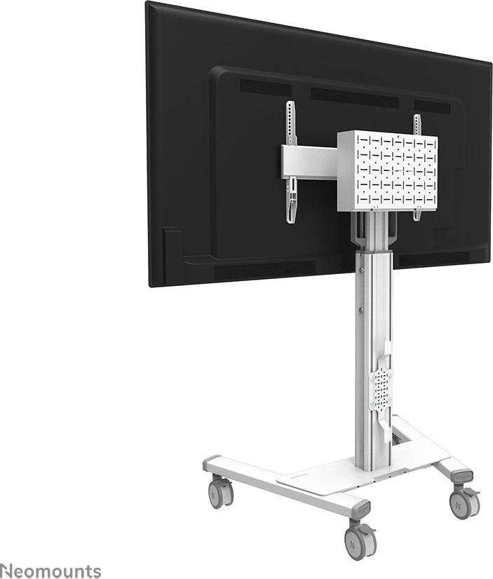 Prenosni voziček za TV, Neomounts Newstar FL50S-825WH1, za zaslone 37–75 inčev, nastavljiva višina, bela Prenosni voziček za TV, Neomounts Newstar FL50S-825WH1, za zaslone 37–75 inčev, nastavljiva višina, bela