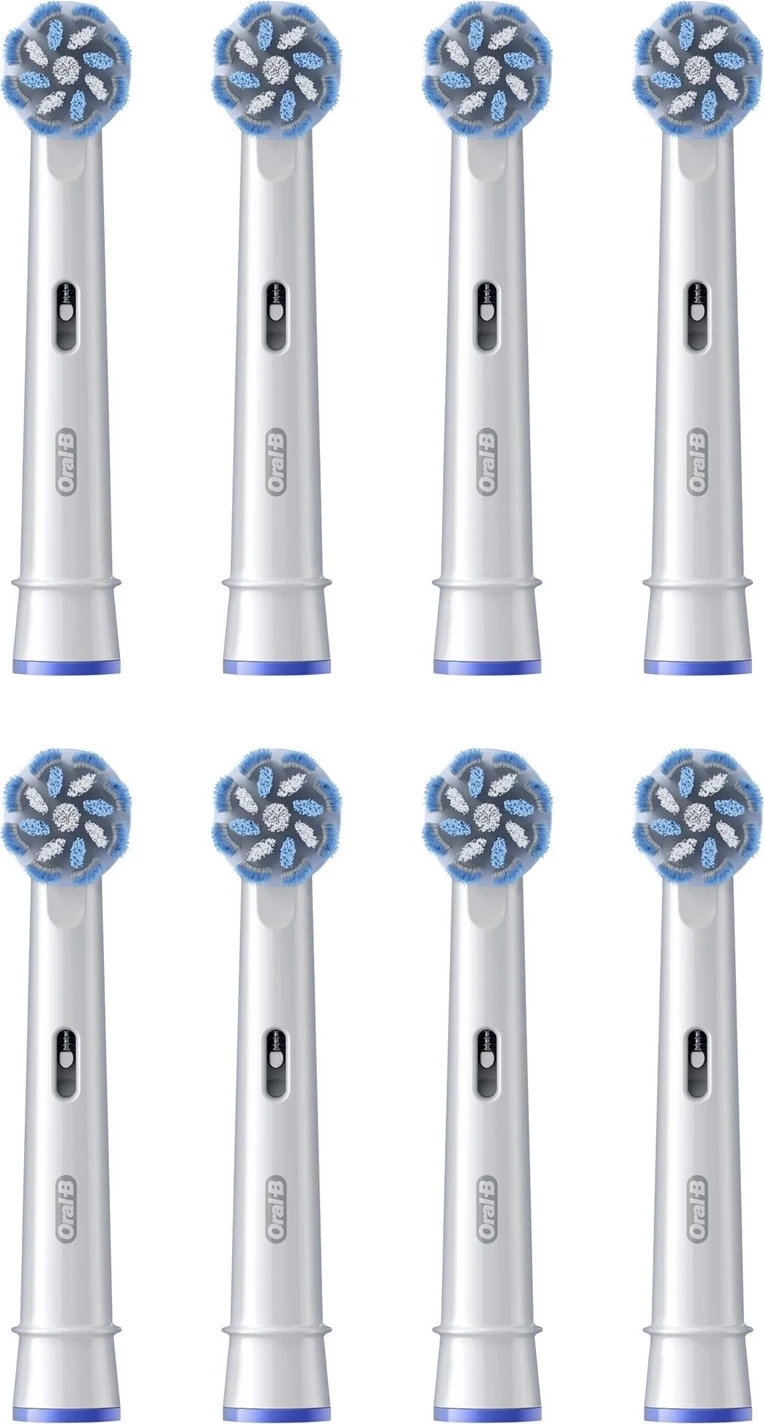 Glave za zobno ščetko, Oral-B EB60X SensitiveClean, 8 kosov, bele