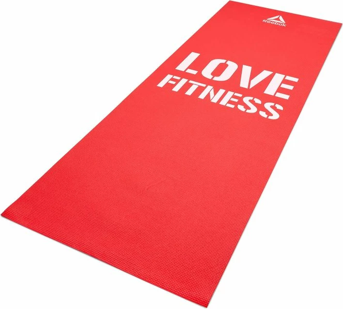 Sloj za fitnes 4 mm, Reebok RAMT-11024RDL, rdeč za ženske
