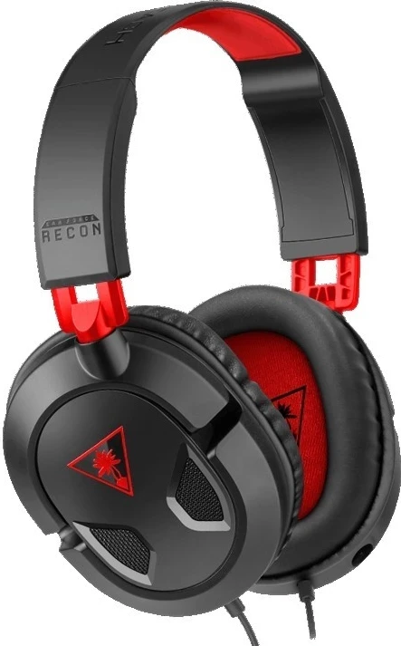 Gaming slušalke Recon 50, Turtle Beach, črno-rdeče za PC