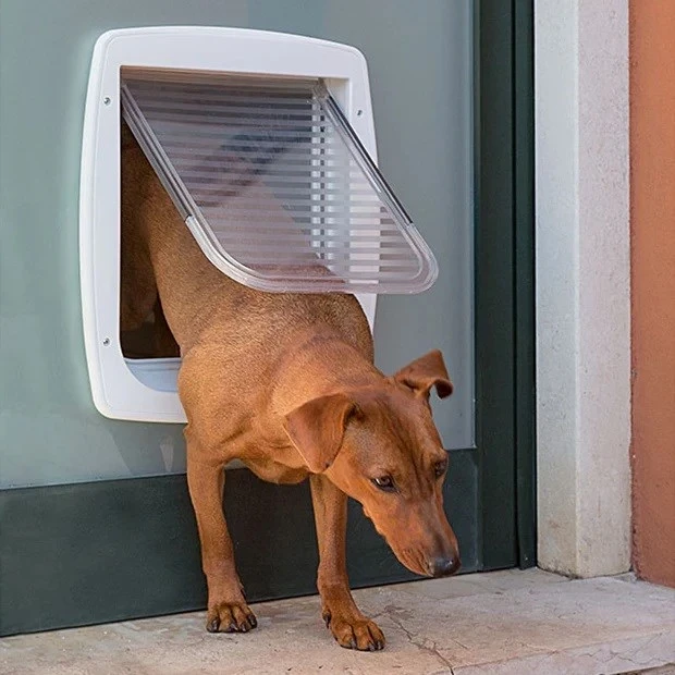 Vrata za pse in mačke FERPLAST Swing 11, siva