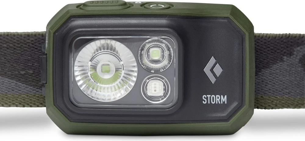 Čelna svetilka Storm 450, Black Diamond, oliva