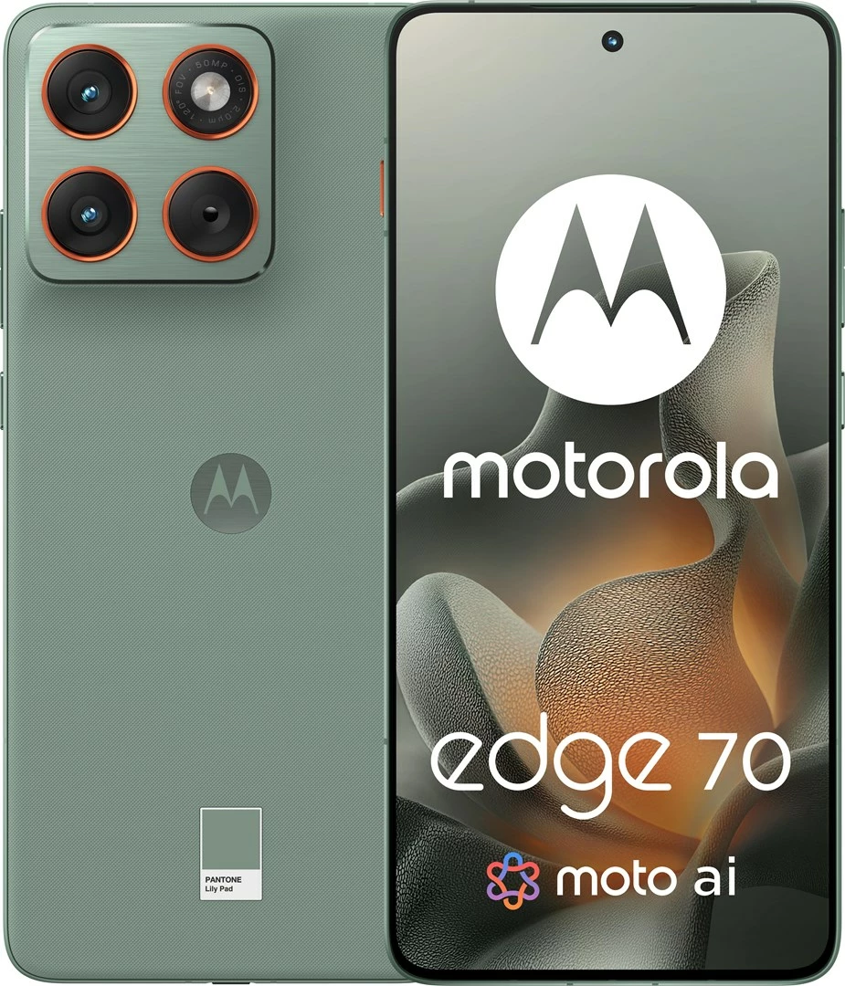 Pametni telefon Motorola Edge 70, 6,7", 12 GB RAM, 512 GB, zelen