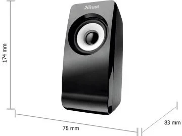 Zvočniki Trust Remo 2.0, 1-smerni