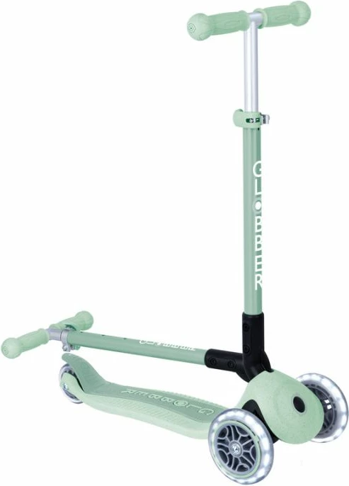 Otroški skiro PRIMO FOLDABLE LIGHTS ECOLOGIC, zelen