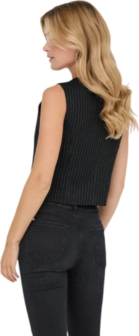 Jelek brez rokavov, črn, Only