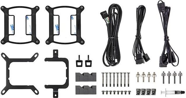 Vodna hladilna enota za procesor Thermaltake TH240 V2 Ultra ARGB, 2x120 mm, bakren blok