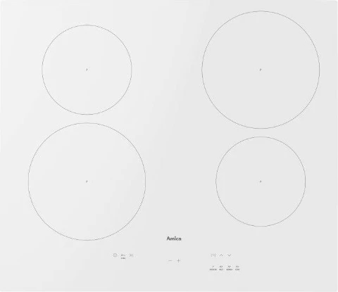 Indukcijska plošča Amica PIDH6140PHTUN 3.0, 4 kuhališča, bela