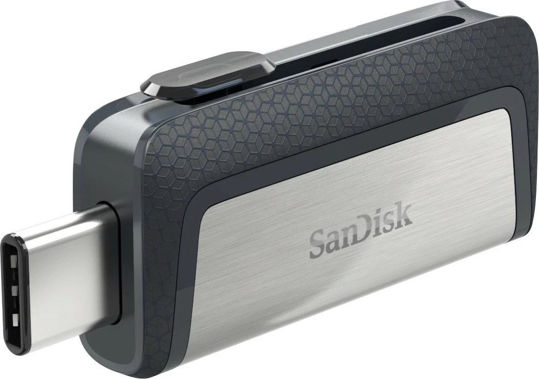 USB ključek SanDisk Ultra Dual Drive, 128 GB, USB Type-A/Type-C, črno/srebrn USB ključek SanDisk Ultra Dual Drive, 128 GB, USB Type-A/Type-C, črno/srebrn