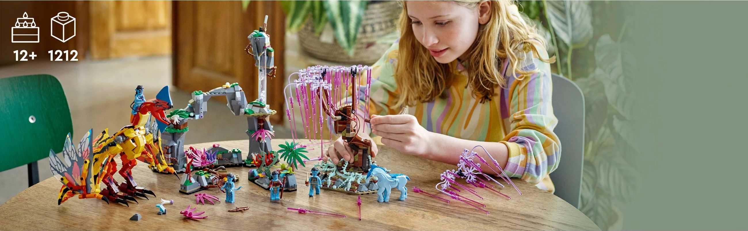 Set za gradnjo Avatar Toruk Makto in Drevo duš, LEGO, 1212 kosov, plastika, večbarven