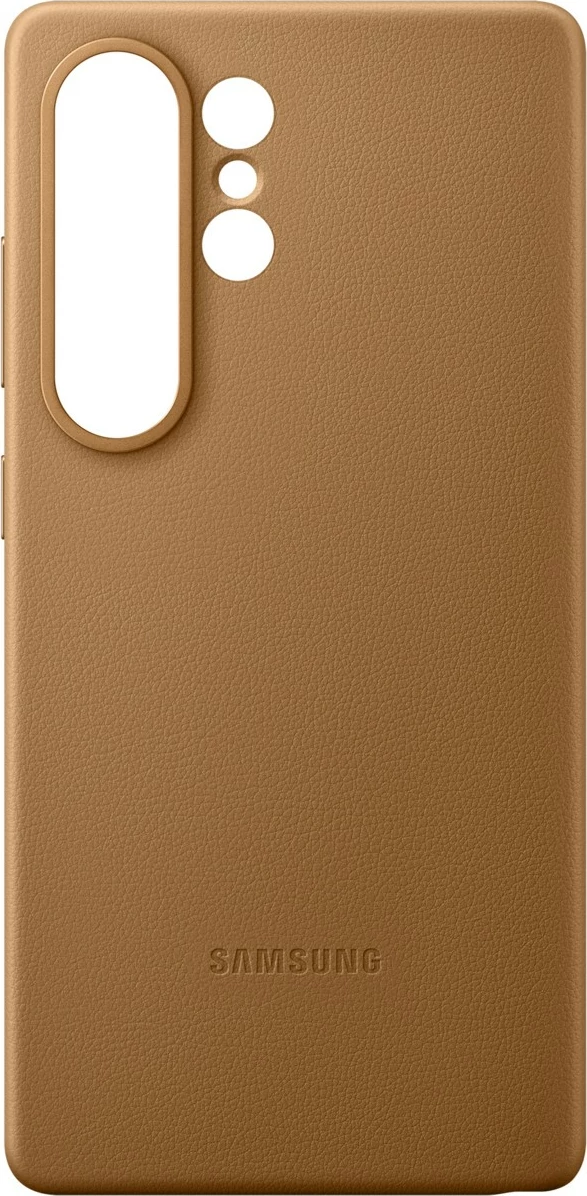 Ovitek iz umetnega usnja Kindsuit za Samsung Galaxy S25 Ultra, kamel Ovitek iz umetnega usnja Kindsuit za Samsung Galaxy S25 Ultra, kamel