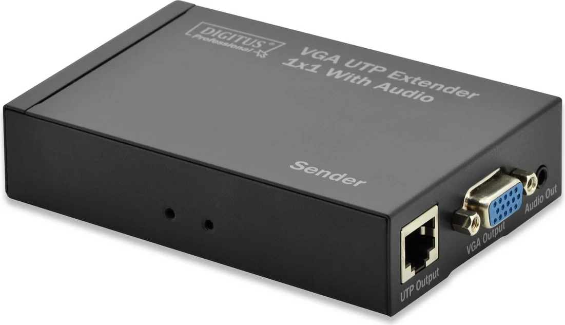 VGA podaljšek do 300 m z avdio, DIGITUS (set)