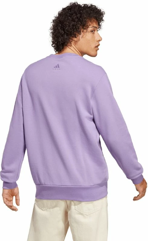 Pulover za moške adidas, vijoličen