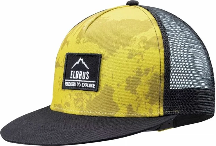 Kapa s šiltom za moške in ženske Elbrus Ramond, črna in rumena