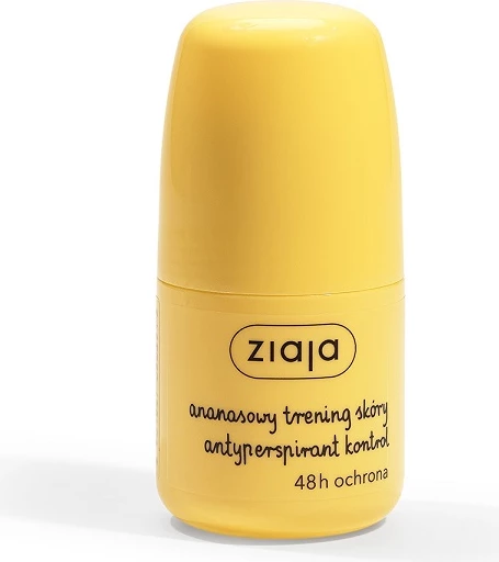 Antiperspirant roll-on z ekstraktom ananasa Ziaja Pineapple Skin Training, 60 ml