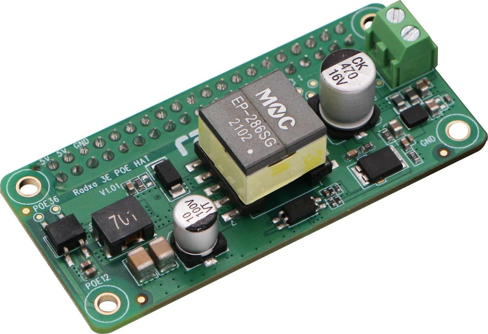 PoE HAT za RADXA Zero 3E ALLNET PoE HAT za RADXA Zero 3E ALLNET