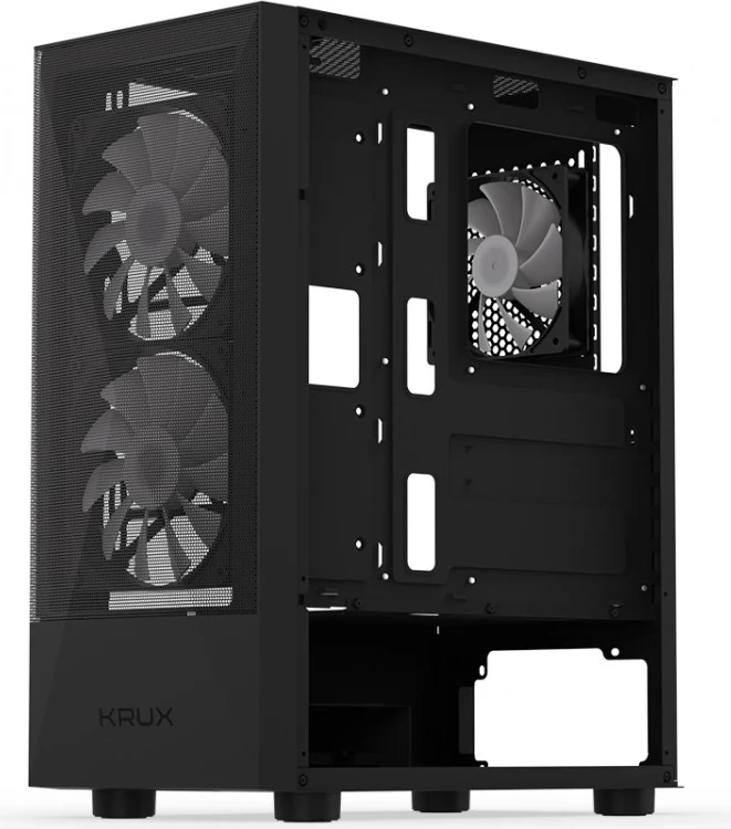 Kasetni računalniški ohišje Krux, črn