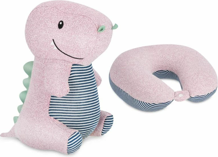 Potovalni blazina za otroke Spokey CUDDLY, rožnata