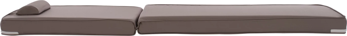 Blazina za ležalnik iz poliestra Chios siva FH11236.10P 196(117+1+78)x58x8cm