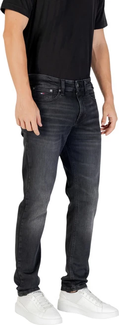 Hlače Tommy Hilfiger Jeans za moške, črne