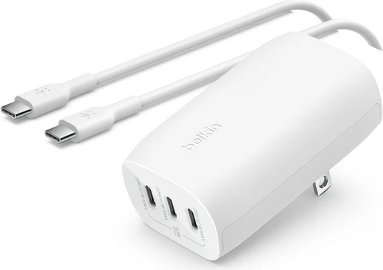 Hitri polnilec 67 W, 3 USB-C vrata, bel Belkin WCC002VFWH