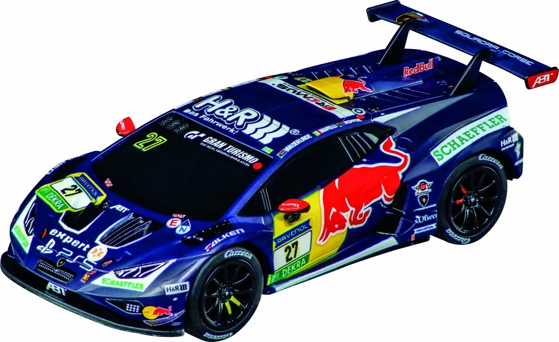 Set igračnih športnih avtomobilov Carrera ABT Sportsline RedBull, pull-back, 1:43, večbarvni, 2 kosa