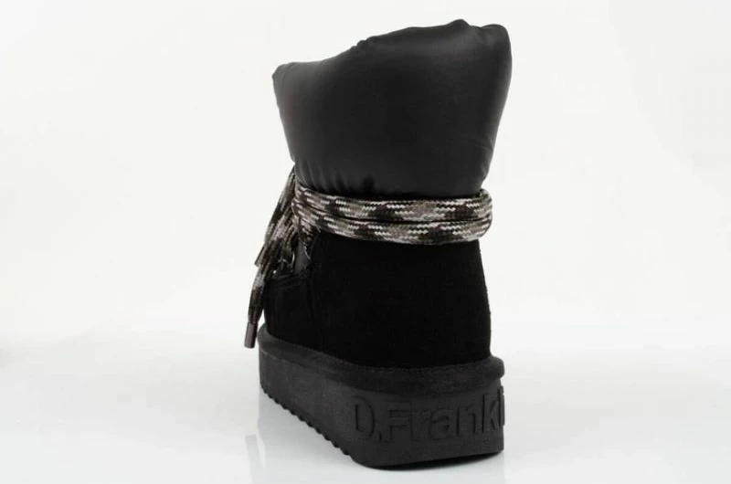 Elegantne ženske čevlje après-ski, D.Franklin, črni