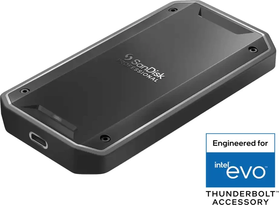 Zunanji SSD Sandisk Pro G40 1TB, Thunderbolt 3, USB-C, IP68, črn Zunanji SSD Sandisk Pro G40 1TB, Thunderbolt 3, USB-C, IP68, črn