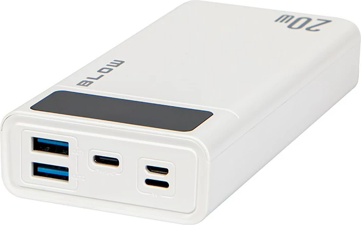 Powerbank 20000 mAh, QC+PD 20W, bel BLOW PB20E