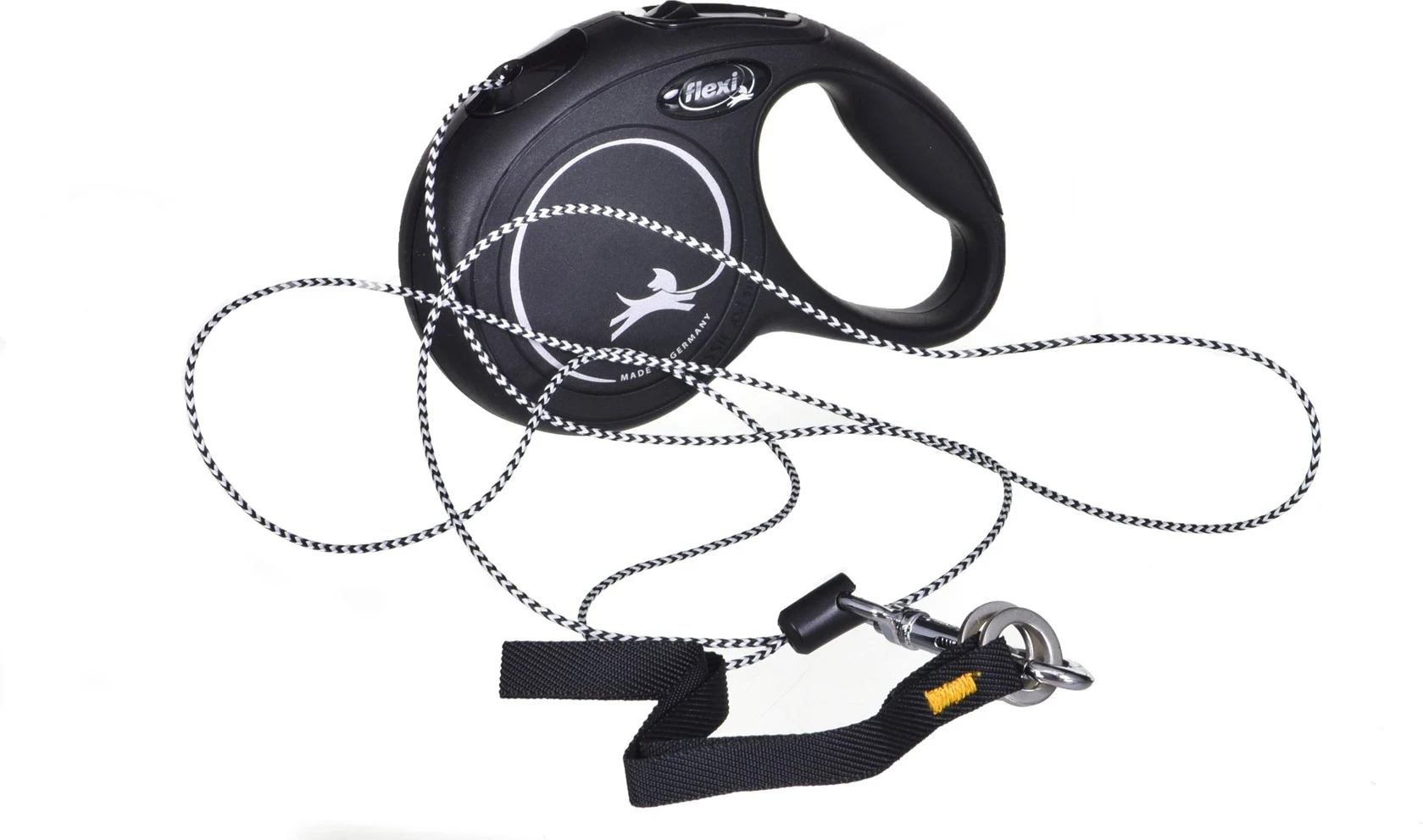 Lesten za živali Flexi New Classic, 3 m, črn