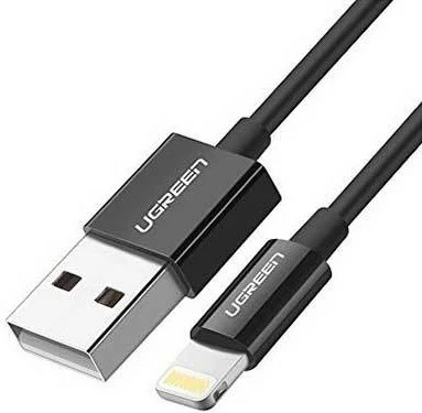 USB A na Lightning kabel Ugreen 80822 US155, 1 m, črn USB A na Lightning kabel Ugreen 80822 US155, 1 m, črn