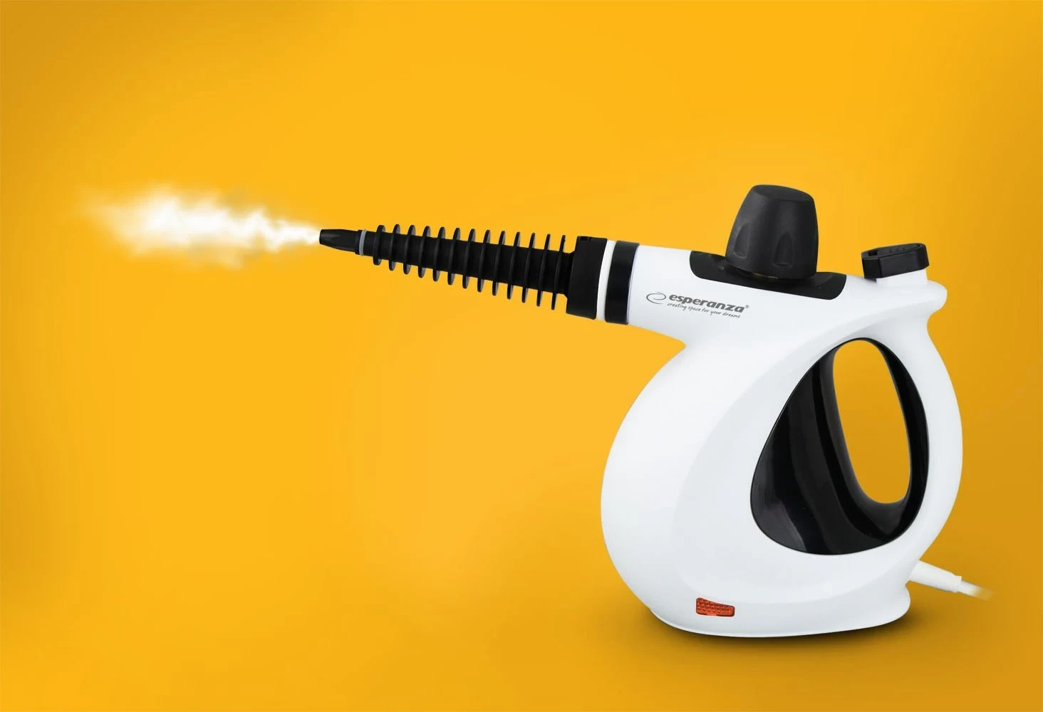 Prašnik na paro, 0,35 L, 900 W, bel - Esperanza EHS008