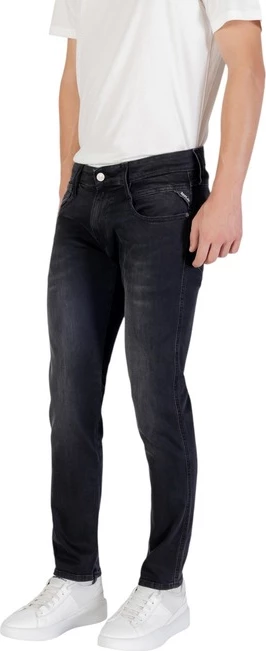 Jeans hlače Replay za moške, črne