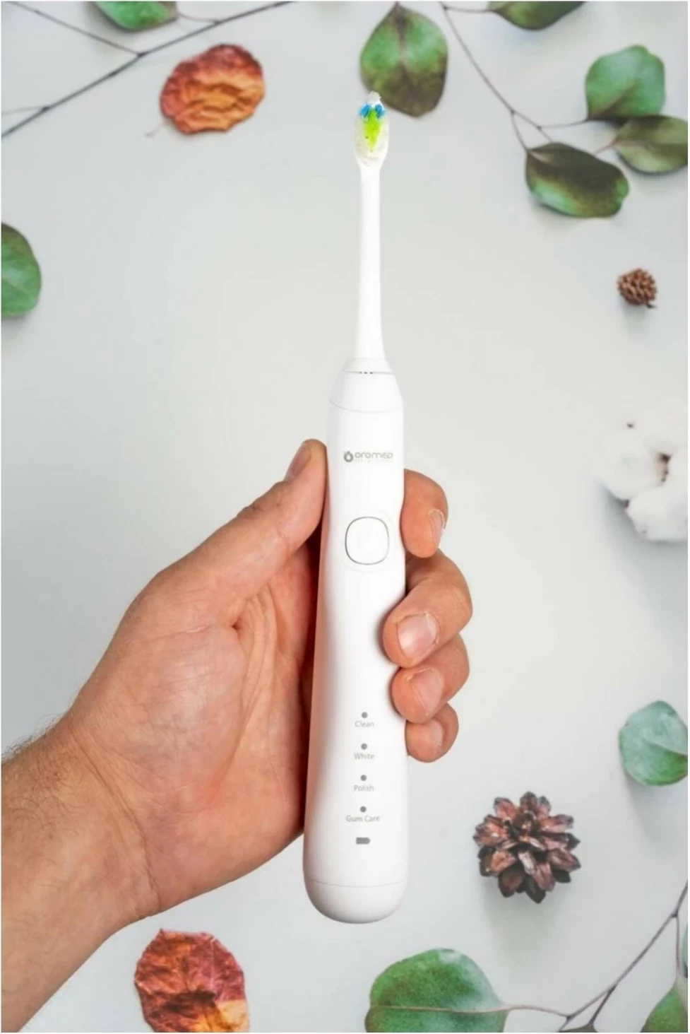 Sonična zobna ščetka Gold-Sonic Professional Oromed, bela