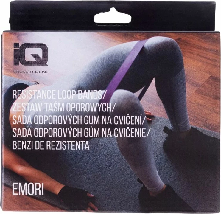 Trening elastični trakovi IQ Cross The Line Emori, za moške in ženske