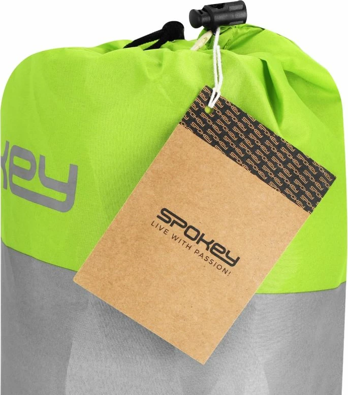 Napihljiva samonapihljiva podloga za spanje Spokey Air Mat, zelena in siva