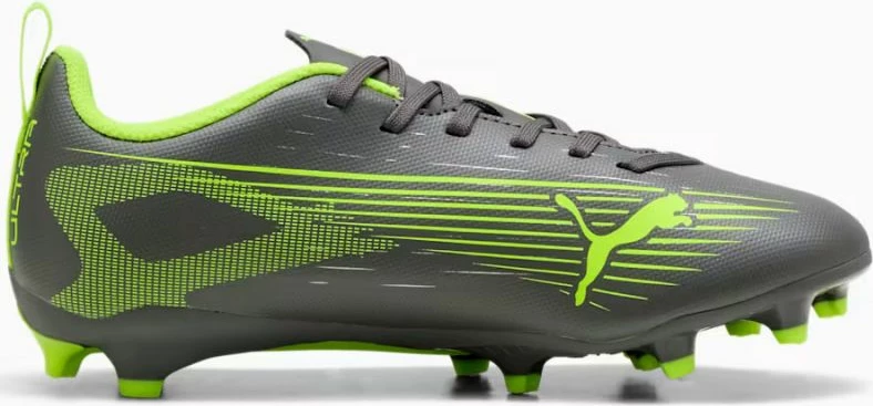 Futbalski copati za otroke, Puma Ultra 5 Play FG/AG Jr, sivi