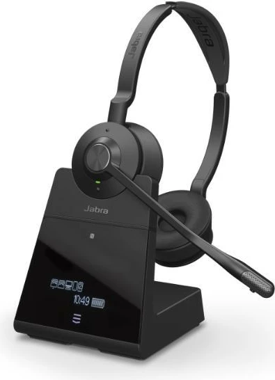 Slušalke stereo Jabra Engage 75 SE, brezžične, z osnovno postajo, črne