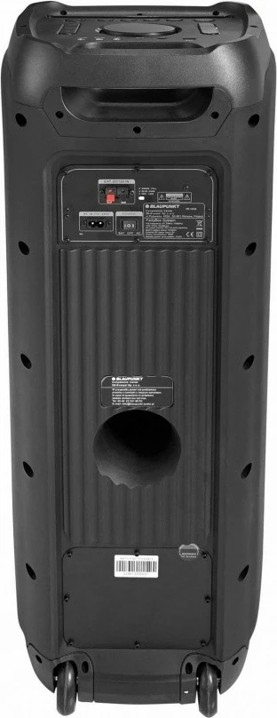 Zvočnik PartyBox z Bluetooth, karaoke, 1000 W, črn, 2 brezžična mikrofona, Blaupunkt PB10DB