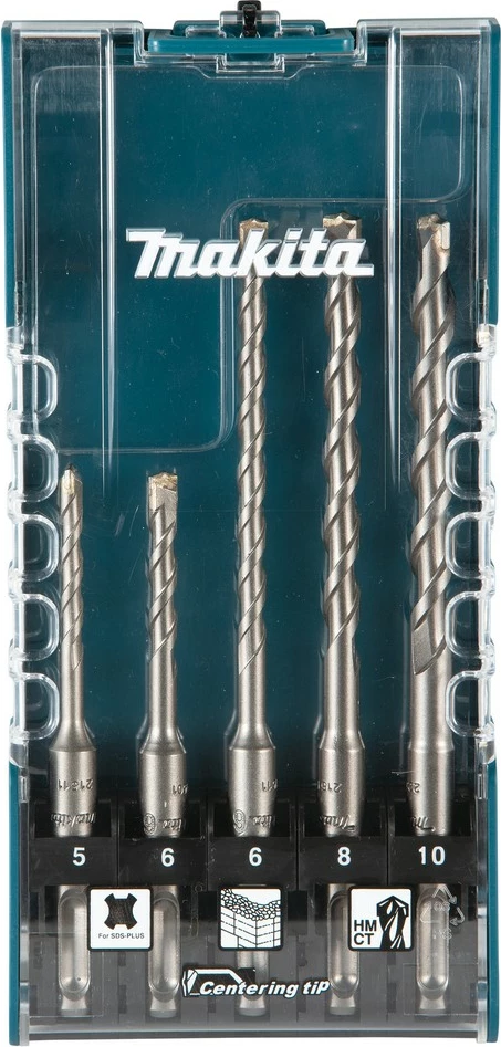 Svedri za beton, set 5 kosov, 160 mm, Makita SDS-PLUS