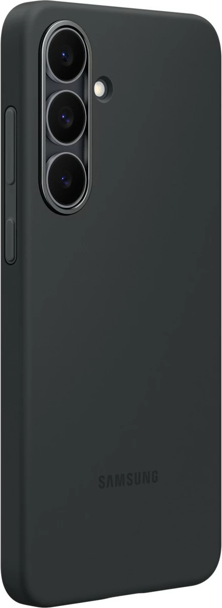 Ovitek iz silikona Samsung Galaxy S25 FE, črn Ovitek iz silikona Samsung Galaxy S25 FE, črn
