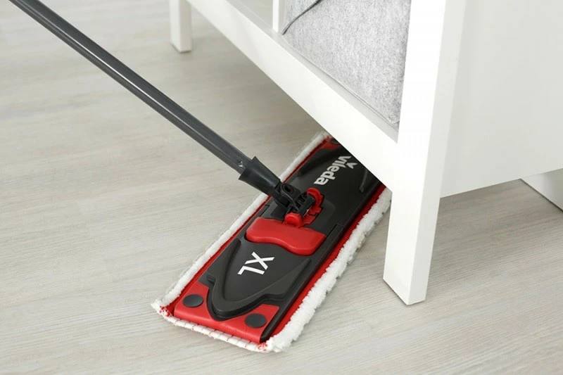 Raven mop Ultramat Turbo XL 161023, z vedrom, 42 cm, rdeče-črn, set