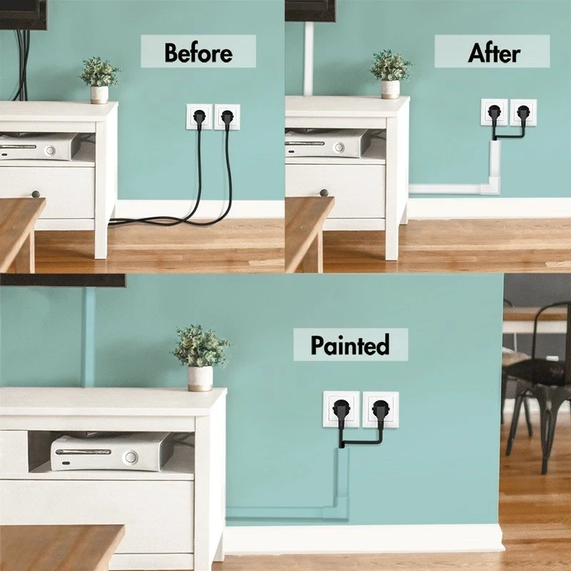 Organizator kablov LogiLink KAB0110, plastika, bel