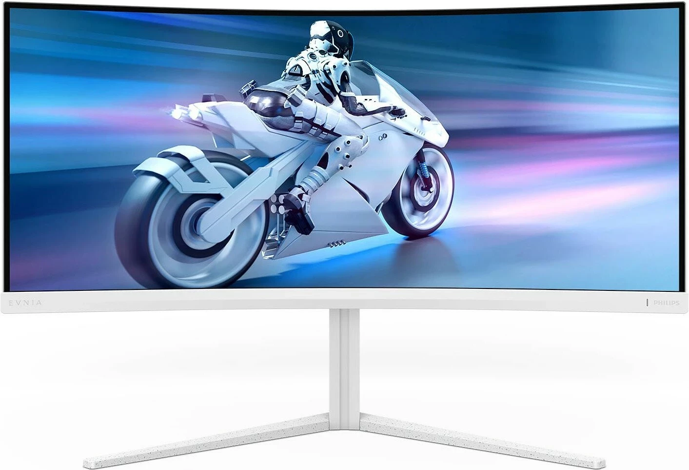 Ukristalno vizualno ukrivljen monitor 34 inč UWQHD, 165Hz Philips 34M2C5501A, bel