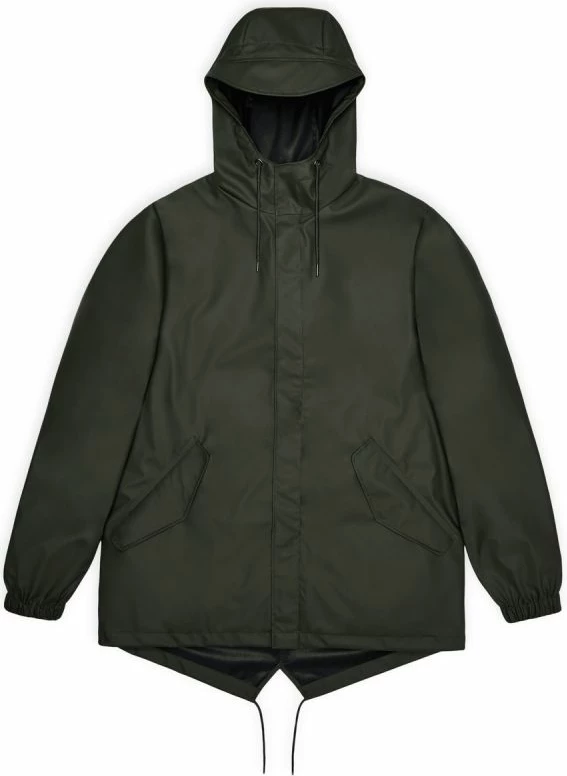 Dežni plašč Fishtail za ženske Rains, zelen